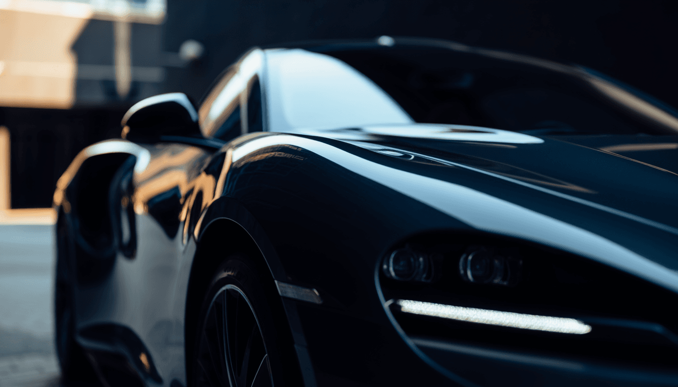 Luxury automotive craftsmanship detail